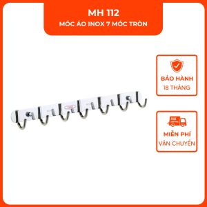 Móc áo inox 7 móc tròn VINA MH112