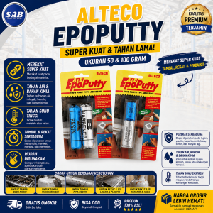 lem porting tahan panas 500c / lem alteco Epoputty 100 Gram / Epoputty lem / Lem epoputty alteco / Epo Putty / Lem Epoputi