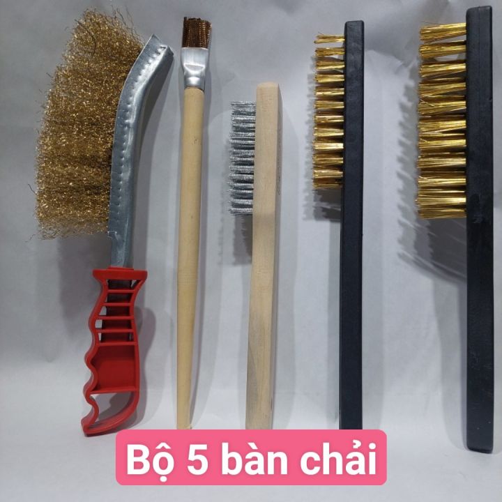 bộ 5 cây như hình cọ sắt/bàn chải sắt Bàn Chải Sắt Vệ Sinh Cọ Rỉ chọn ...