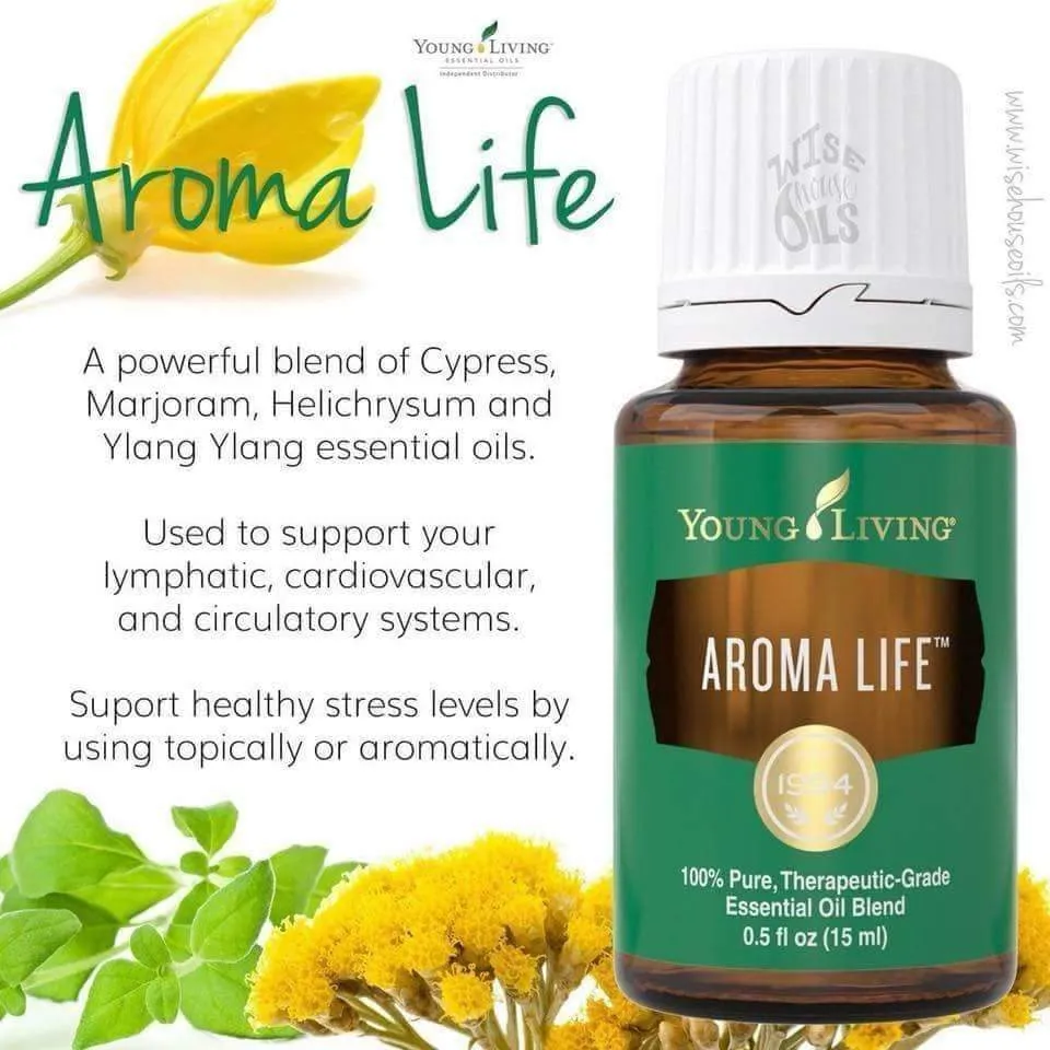 【新品未開封】Young Living AROMA LIFE 15ml 100% Original Young Living AROMA LIFE Pure Essential Oil Blend
