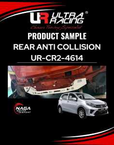 ULTRA RACING SAFETY BAR FOR PERODUA MYVI LAGI BEST 100% ORIGINAL PRODUCT @NAGAMOTORSPORT Model: Myvi Lagi Best(2011-2017)  Available in: -> Front Bar UR-TW2-1436 -> Rear Anti Roll Bar(16mm) UR-AR16-406 -> Rear Anti Roll Bar(18mm) UR-AR18-407 -> Front Lowe