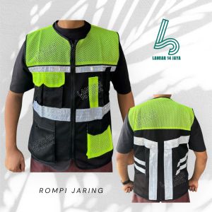 Rompi Proyek Jaring Jala Safety Vest Scothlite Nyala
