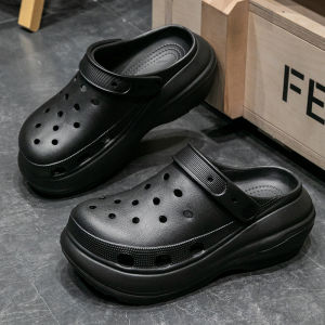 [Free Shipping] WomenS Thick-Soled Clogs For Summer 2025 New Non-Slip Beach Shoes Closed-Toe Half-Slippers For Women