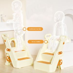 YUDESHUI Có thể gập lại Cầu thang bồn cầu cho trẻ em Di động Nâng cấp Vòng đệm bồn cầu bậc thang cho trẻ em Chất lượng cao Đa năng Bệ đứng bồn cầu Cho trẻ tập đi vệ sinh