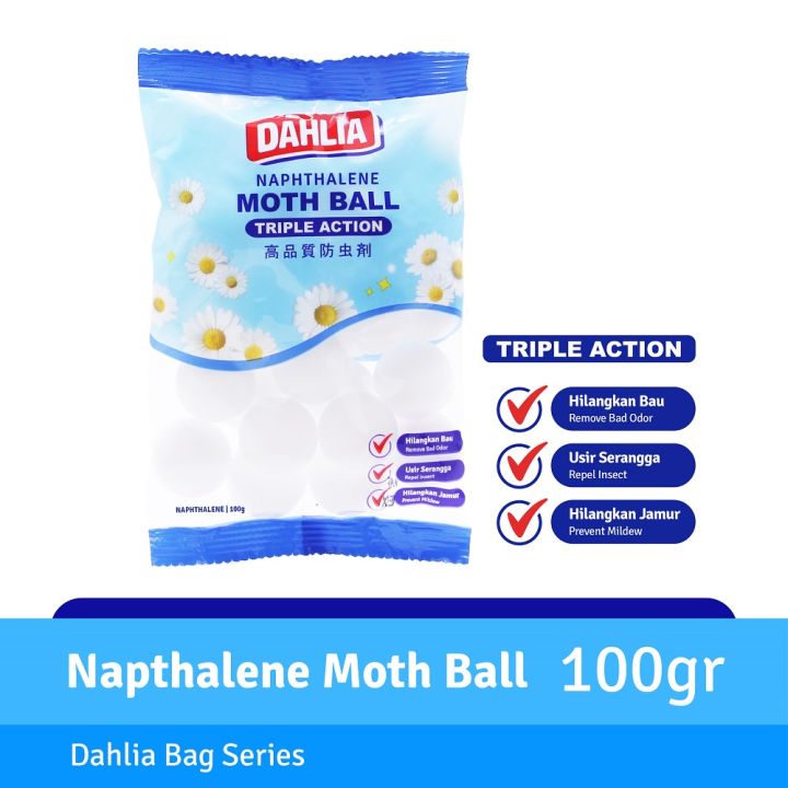Dahlia Kamper Naphthalene Moth Ball 100gr