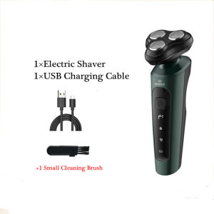 【Ship From Klang】4 In 1 Multi Functional 9D Electric Shaver For Men USB Rechargeable Wet Dry Electric Razor Cordless Beard Trimmer