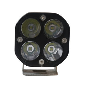 40W LED Work Light Square Spotlight High Brightness Waterproof Fog Lamp for Off-road Motorcycle Truck