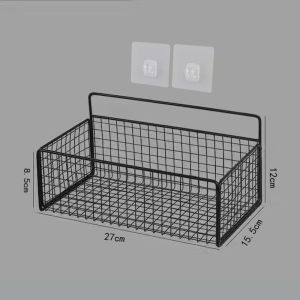 Bathroom Rack Toilet Shelf Kitchen Storage Organizer Wall Mounted Shower Shelves Seasoning Rak Bilik Mandi Dinding