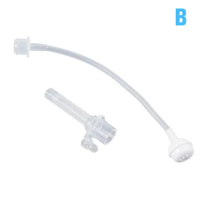 TELV Baby Feeding Accessories Children Water Cup Straw Liquid Silicone Sippy Drink Bottle Accessories