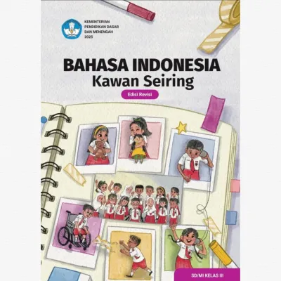 Buku Paket Bahasa indonesia kelas 3 SD Kurikulum Merdeka buku original kementrian pendidikan
