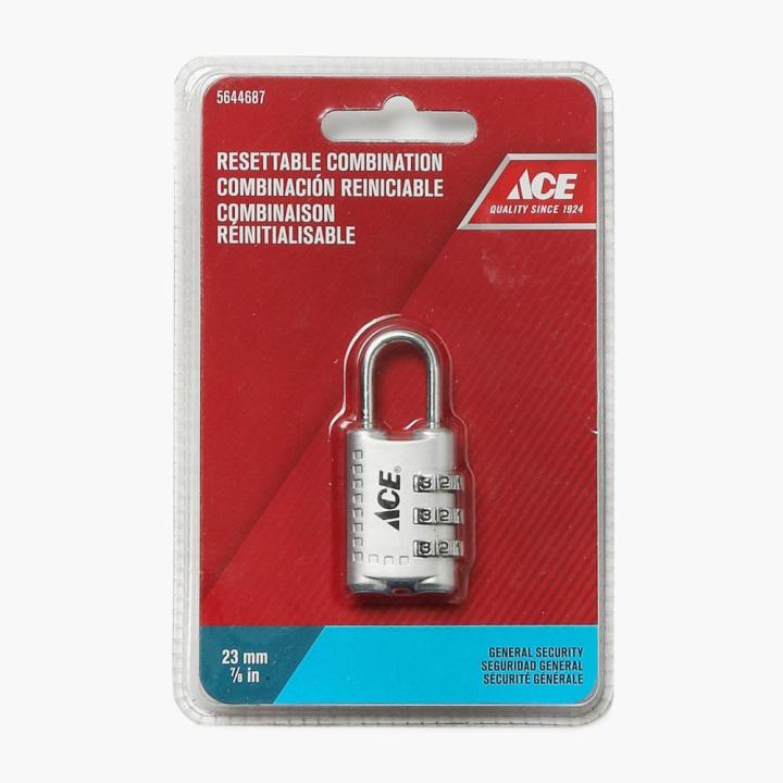 Ace Hardware Resettable Combination Luggage Lock 23mm Lazada PH