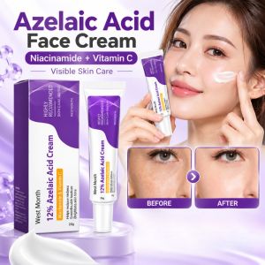 12% Azelaic Acid Face Cream Niacinamide + Vitamin C Serum Visible Skin Care Facial Skincare 20g Redness Relief Anti Pimples Blemish Care