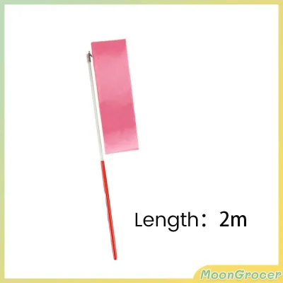 M.G Colorful Dance Ribbon Art Gymnastic Gym Ribbons Ballet Streamer Twirling Rod Stick For Training