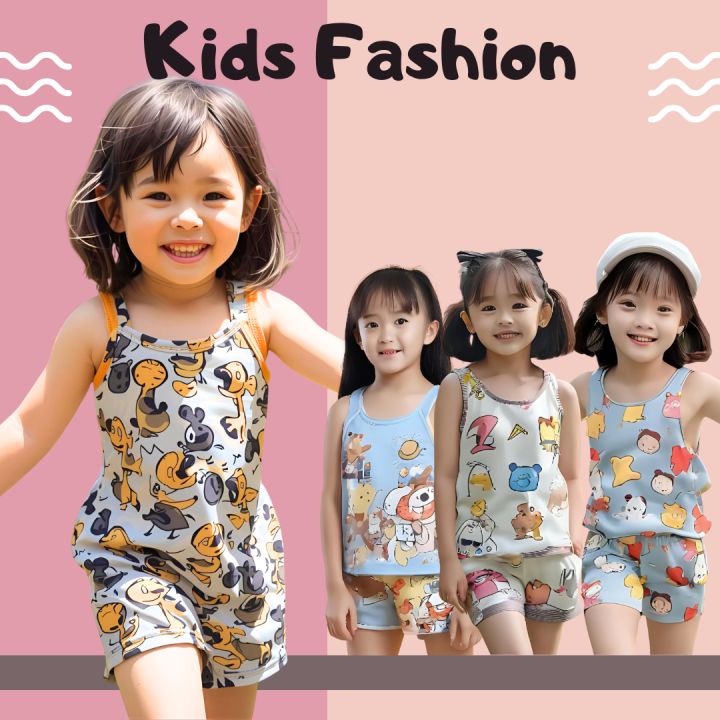 Terno Set for Kids T-shirts Clothing Set Sale and Kids Shorts for