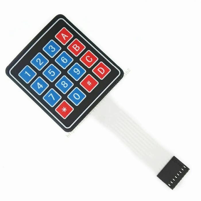 Keypad Membran 4x4 Matrix Arduino Key Pad Membrane 4 x 4 | Lazada Indonesia