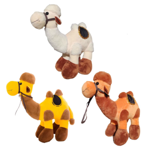 Additional PRESENTATION Cotton Filled Bactrian Fleece Toy 12in 16in 20in Measurements Washable Packed Animal For Bedroom Deck Boys Girls