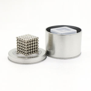 SG Magnetic Ball 222PCS 5mm Desk Fidget Toys Magnet Beads Cube Building Toy Stress for Adults Office Stress Iron Box