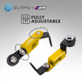 ARM Brake Fluid Bracket Brake Hose Holder Full CNC Universal With Sticker Fully Adjustable From Indonesia. 