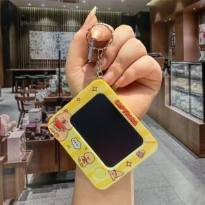 JIASHI กระดานวาดภาพกราฟฟิตีขนาดเล็กพวงกุญแจจิตรกรตัวเล็กของเล่นเด็กการ์ตูนคาลาบากระเป๋าของขวัญจี้