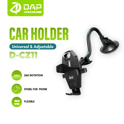 DAP Universal Car Holder D-CZ11 360 Rotable For Smartphone Car Stand Holder - Garansi Resmi 1 Tahun