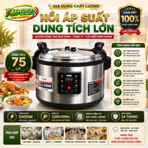Nồi áp suất điện dung tích lớn từ 17 đến 28 lít chuyên dùng cho nhà hàng điểm kinh doanh công ty hàng chất lượng giá tốt bảo hành 12 tháng giao hàng miễn phí