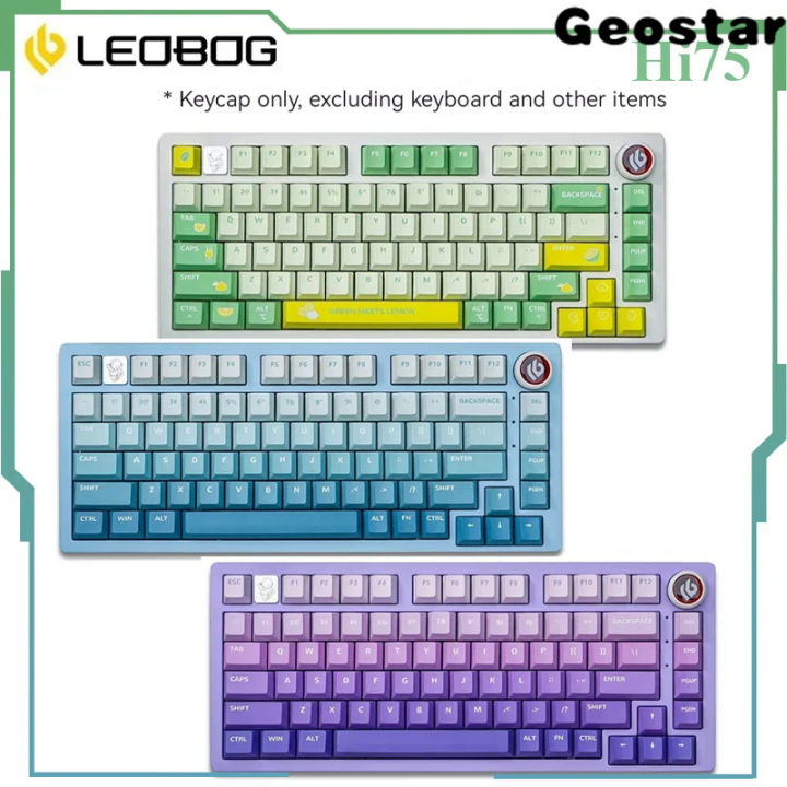 [Hot]Leobog Hi75 Mechanical Keyboard Kit 81 Keycaps Pbt Thermal ...