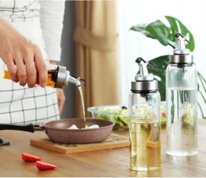Chai Thủy Tinh Đựng Dầu Ăn Có Vòi 180ML (combo 3 cái) - Chai Đựng Nước Chấm – Bình Đựng Dầu Ăn - Chai Dầu Ăn Có Vòi