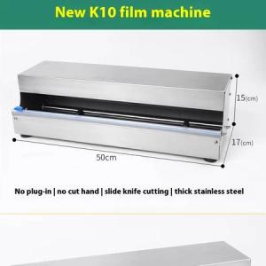 Cling Film Stainless Cutter Tools Household Clingwrap Cutter Dispenser Box Kitchen Food Clingwrap