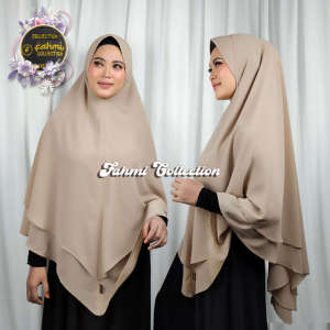 jilbab hijab kerudung syari panjang jumbo ukuran xxl murah shofpet antem 2 layer ceruty bebydoll lagi promo toko