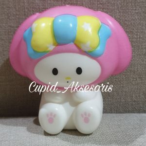 MAINAN SQUICY BONEKA SANRIO KUROMI LUCU GEMUK DAN EMPUK