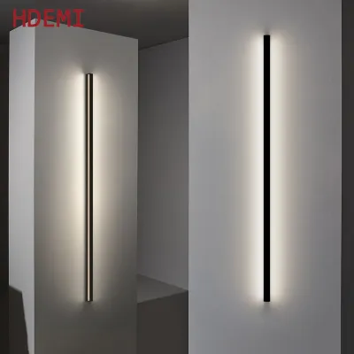 HDEMI LED Wall Lamp Modern Indoor Wall Sconce Long 40cm 60cm 80cm 100cm Light For Stair Bedroom Bedside Living Room Home Hallway