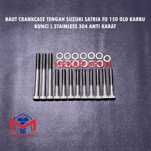 Baut Mesin Crankcase Suzuki Satria FU 150 OLD Karbu Kunci L Stainless