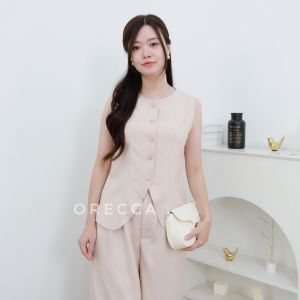 ORECCA - Pevita Blouse Atasan Wanita Tanpa Lengan Wanita