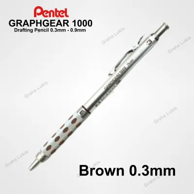 Pentel Graph Gear 1000 Drafting Pencil - 0.3 / 0.5 / 0.7 / 0.9 mm