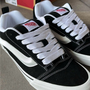 Sepatu Vans1 Vault UA Knu-Skool VR3 Lx Imran Potato Black White Vans Knu Skool Vans Knu Black White
