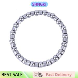 SHNGki 2pcs Bicycle Bike 4mm 20 Balls Headset Caged Ball Bearing Race Cycling Bearing