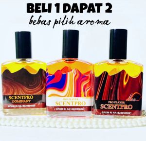 BELI 1 DAPAT 2 PARFUM SCENTPRO PRO PLAYER DOMINANT PARFUM WANITA / PRIA BEST SELLER PARFUM PEMIKAT TAHAN LAMA PARFUM DONINAN