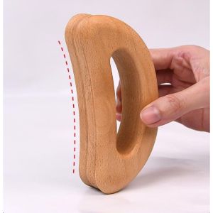 ไม้นวด กัวซา เพื่อสุขภาพ กดจุดทั่วร่างกาย นวดใบหน้าได้ WOOD วัสดุจากธรรมชาติ GUA SHA