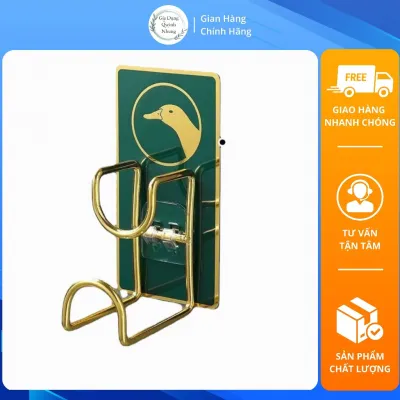 Móc Dán Tường Móc Treo Chậu Móc Treo Dụng Cụ Nhà Bếp Phòng Tắm Chất Liệu Inox Không Gỉ Mạ Vàng Siêu Chắc