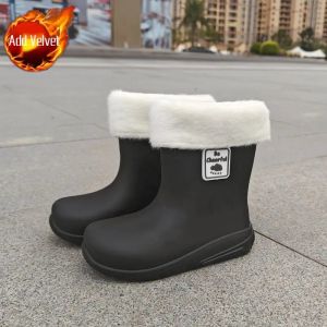 Cute Kids Rain Boots for Girls Waterproof Non Slip Rubber Shoes for Toddlers Kindergarten Outdoor Wear