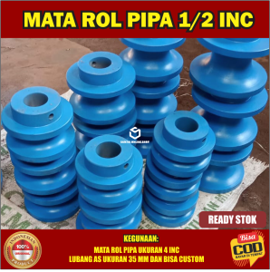 Mata roll pipa ukuran 1/2 inc matras pipa 1/2 inc