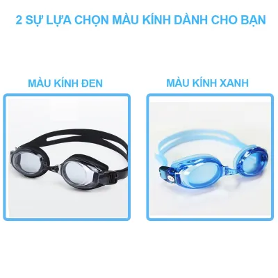 Kính bơi cận người lớn nam nữ trẻ em 5100 SPORTY kiếng bơi có độ cận thị từ 1.5 độ đến 8.0 độ chống UV