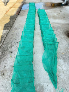 Lú Tép tôm đặt các loại cá 15 và 24 khung ( ĐK 20X30cm - Dài 4m5 và 6m6 ) MS 222.