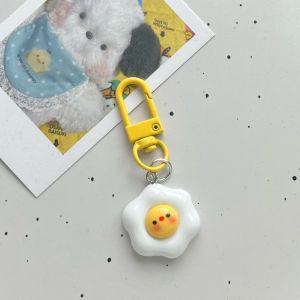 𐙚🧀 Móc khoá mini nhựa charm 3D gắn hộp bút túi xách bằng hình Phô mai Cheese Ốp la cute deal 1k