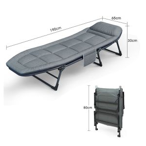 Giường văn phòng 4 chân gấp gọn size 190cm*65cm - Hàng nhập khẩu đẹp chất lượng tốt