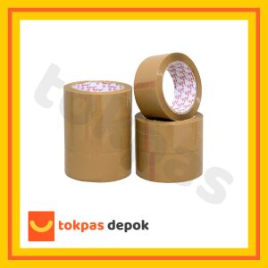 Lakban Bening / Coklat Bodhi Tape 45 mm - 100 Yard Top Quality