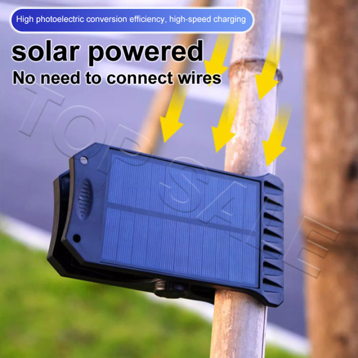 【COD】Solar clip lamp outdoor waterproof IP67 compact and portable easy ...