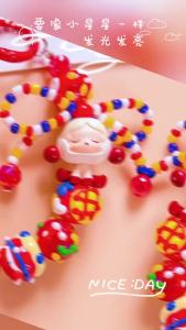 สายคล้องศัพท์มือถือ POPMART Series Labubu Sakura พร้อมจี้ Crybaby