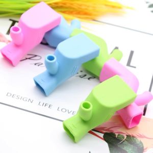 ZH409 Silicone Faucet Extension Joint Kids Baby Hand Washing Device Water Guide Trough Splash-proof Water Nozzle