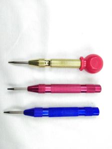Penanda Titik Bor silver / Center Punch with karet rubber head